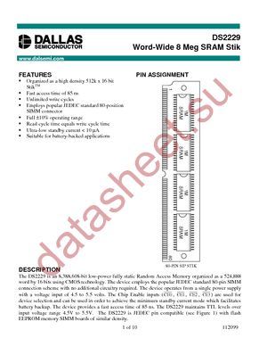 DS2229-85 datasheet  